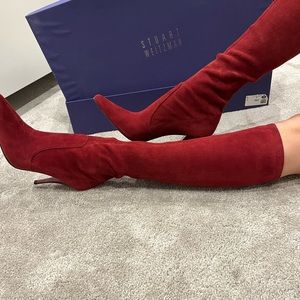 Stuart Weitzman, Size 8, Red Suede